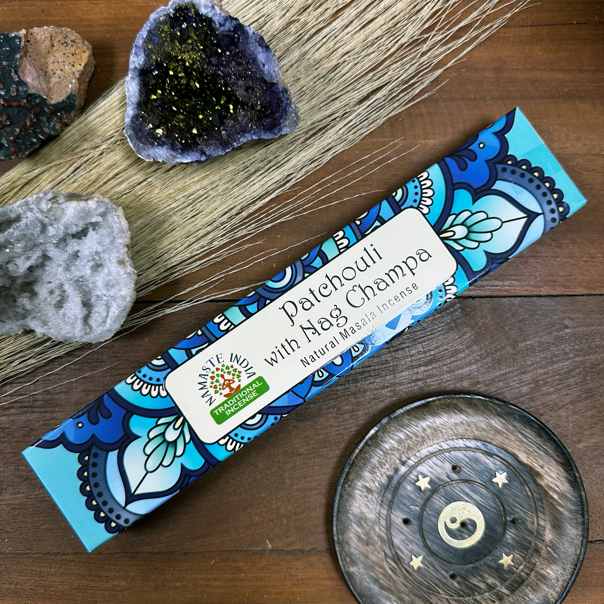 Namaste Mandala Masala smilkalai - Pačiulis su Nag Champa - Image 2