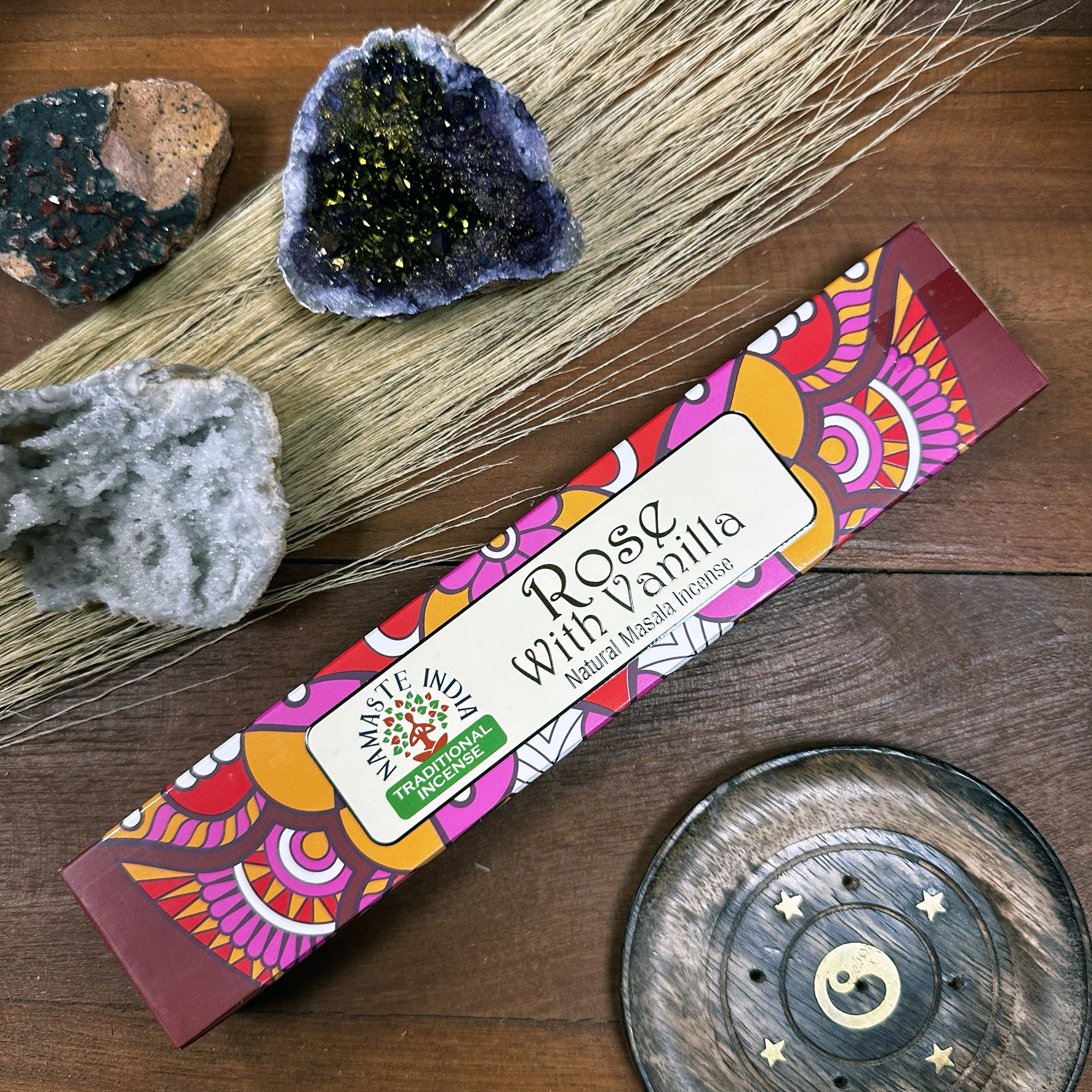Namaste Mandala Masala smilkalai - Rožės su vanile - Image 2